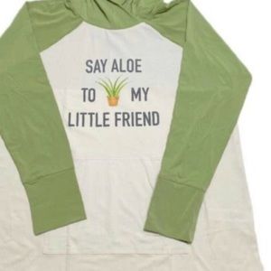 🌹NWT Say Aloe To My Little Friend hoodie, LuLaroe